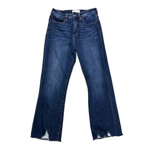 BKE Billie Slim High Rise Crop Flare Denim Jean 29x27 Women